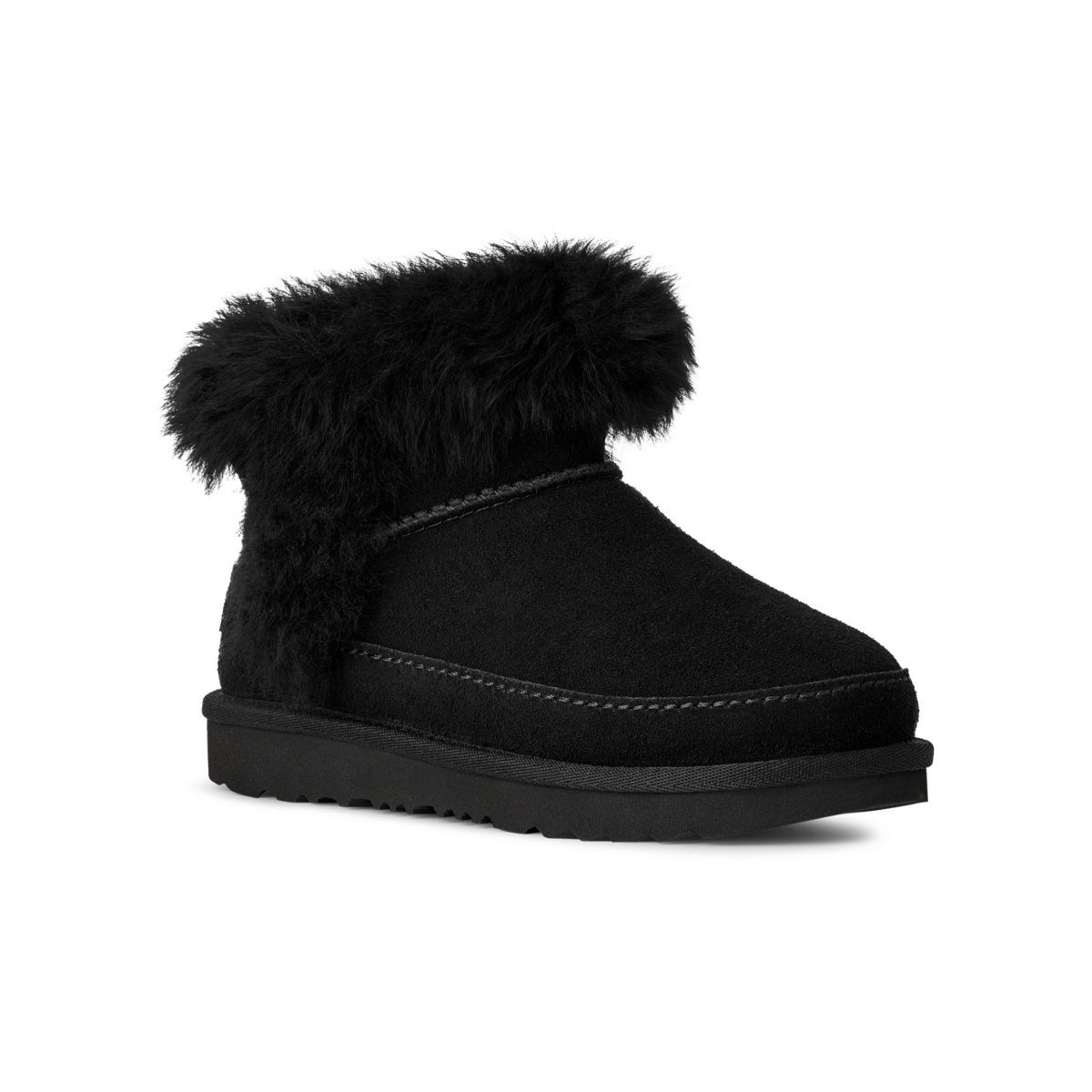 UGG Girls Classic Ultra Mini Chalet Black