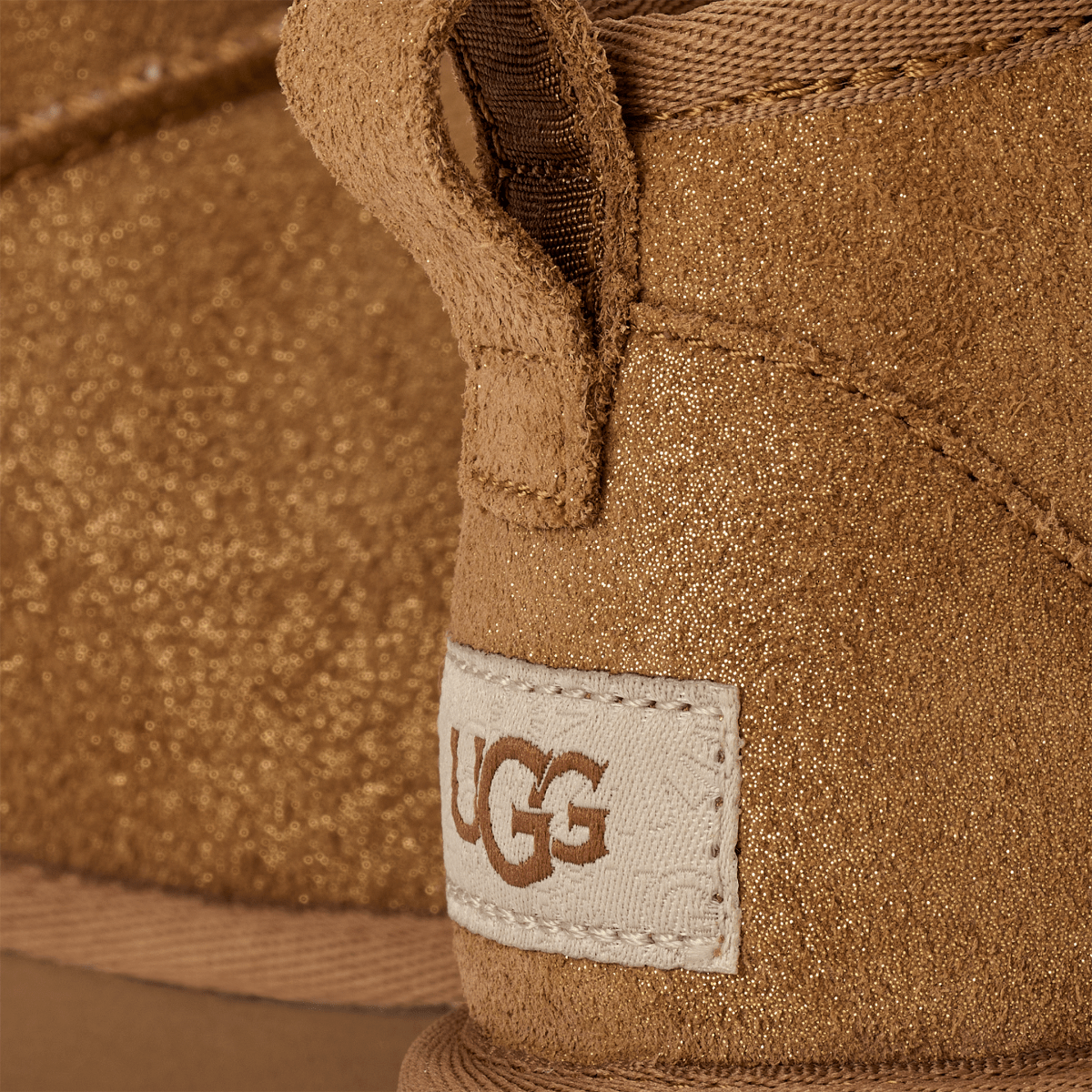 UGG Girls Classic Ultra Mini Dazzle Chestnut
