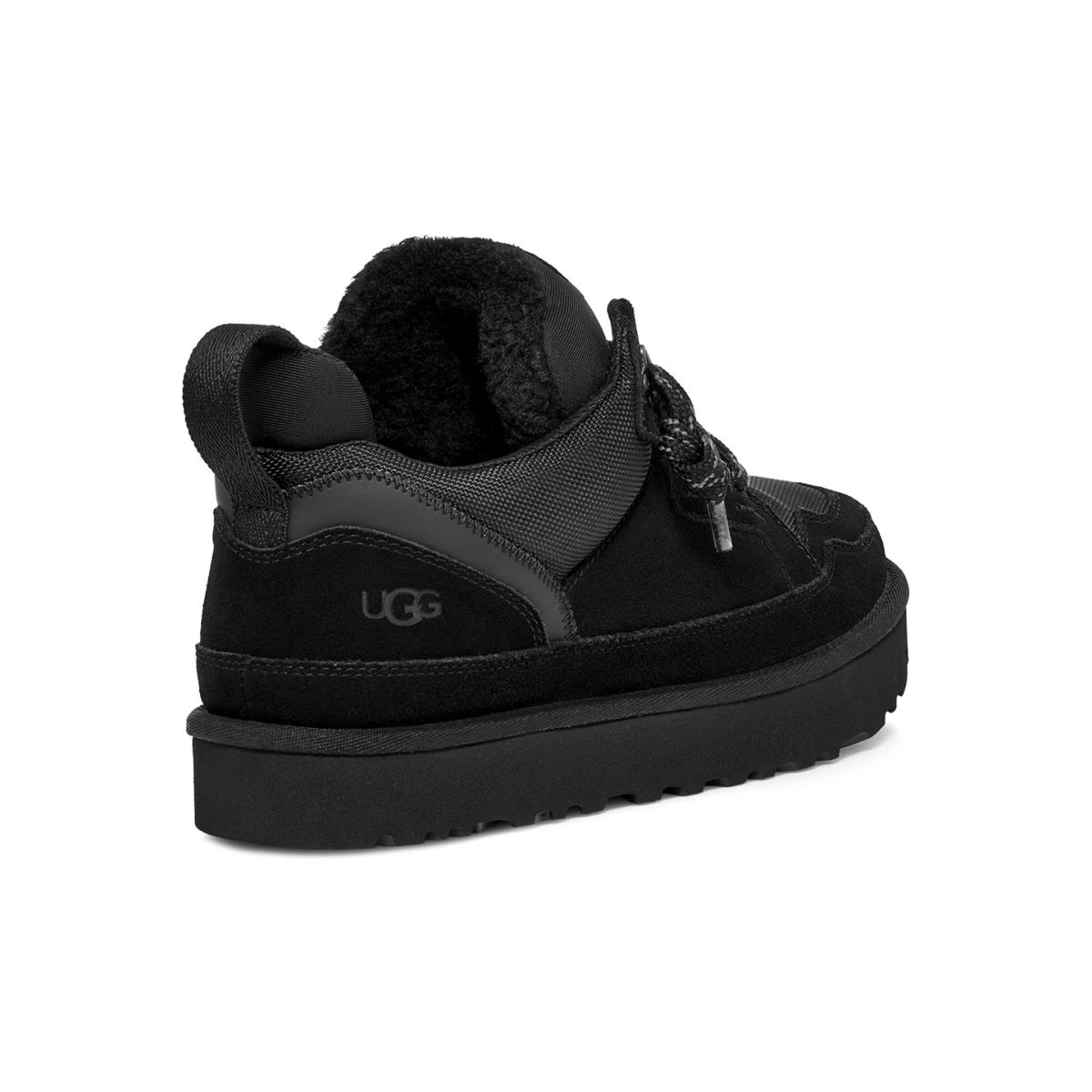 UGG Men's Lowmel Black Suede
