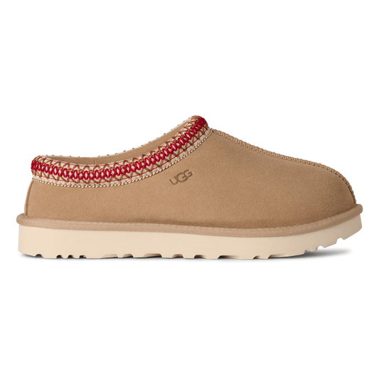 UGG Women's Tasman II Sand/Dark Cherry Suede