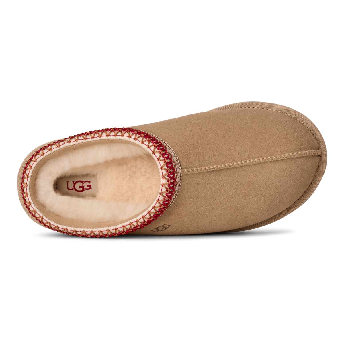 UGG Women's Tasman II Sand/Dark Cherry Suede